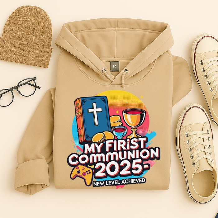 My 1st First Communion 2025 Video Game Controller Hoodie