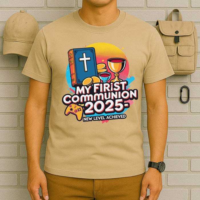 My 1st First Communion 2025 Video Game Controller T-Shirt