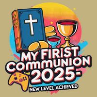 My 1st First Communion 2025 Video Game Controller T-Shirt