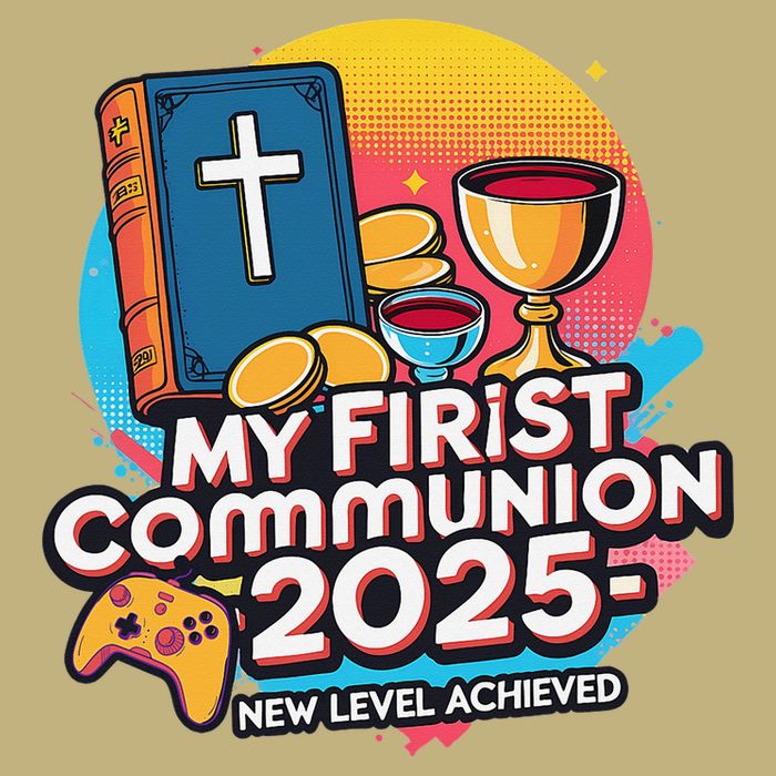 My 1st First Communion 2025 Video Game Controller T-Shirt