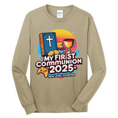 My 1st First Communion 2025 Video Game Controller Tall Long Sleeve T-Shirt