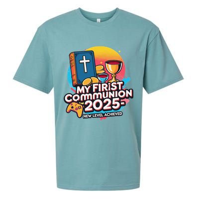 My 1st First Communion 2025 Video Game Controller Sueded Cloud Jersey T-Shirt