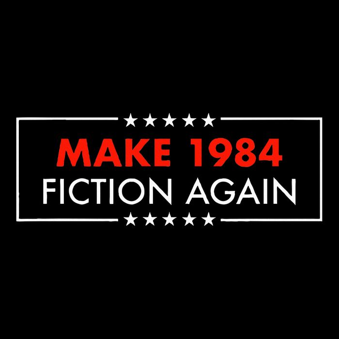 Make 1984 Fiction Again Giftable Button