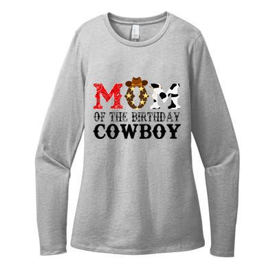 Mom 1st First Birthday Cowboy Western Rodeo Party Matching Womens CVC Long Sleeve Shirt