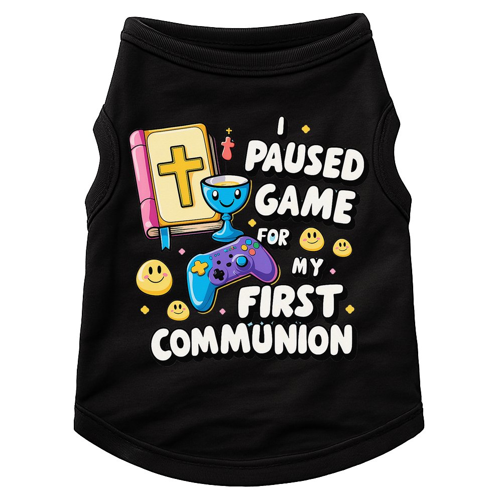 My 1st First Communion Video Game Controller Doggie Tank