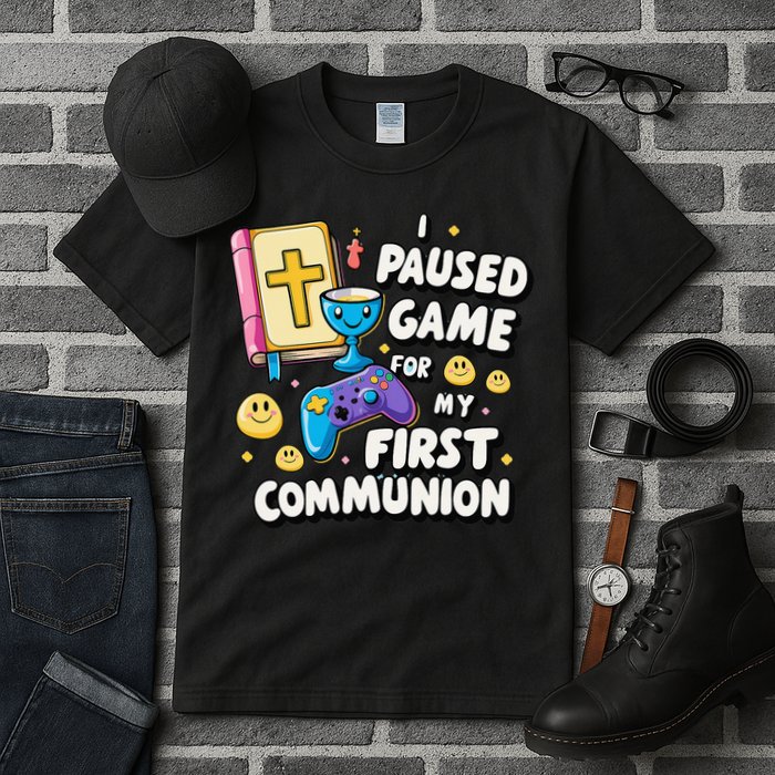 My 1st First Communion Video Game Controller Tall T-Shirt