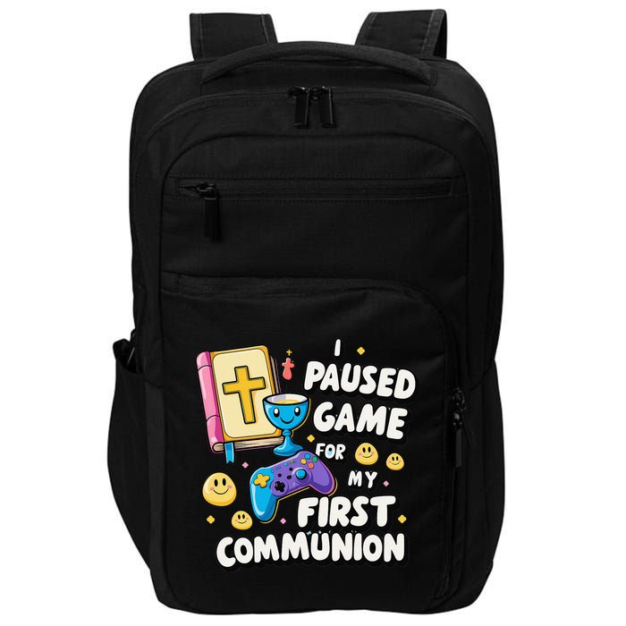 My 1st First Communion Video Game Controller Impact Tech Backpack