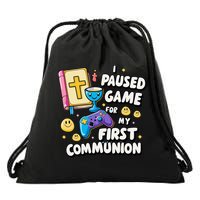 My 1st First Communion Video Game Controller Drawstring Bag