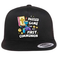 My 1st First Communion Video Game Controller Flat Bill Trucker Hat