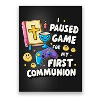 My 1st First Communion Video Game Controller Poster