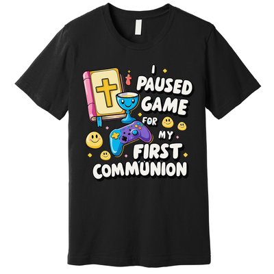 My 1st First Communion Video Game Controller Premium T-Shirt