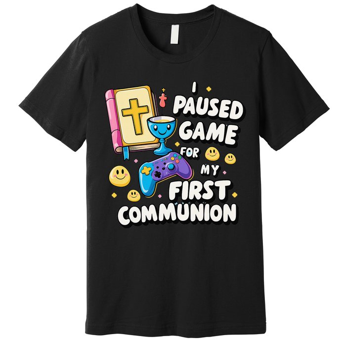 My 1st First Communion Video Game Controller Premium T-Shirt