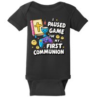 My 1st First Communion Video Game Controller Baby Bodysuit