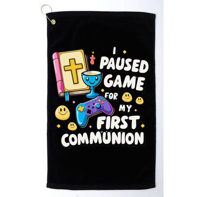 My 1st First Communion Video Game Controller Golf Towel