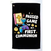 My 1st First Communion Video Game Controller Golf Towel