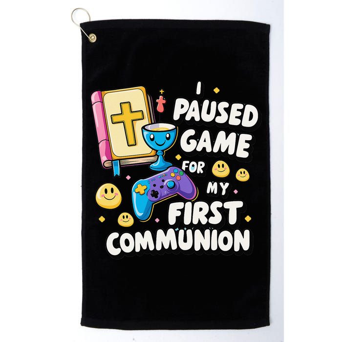 My 1st First Communion Video Game Controller Golf Towel