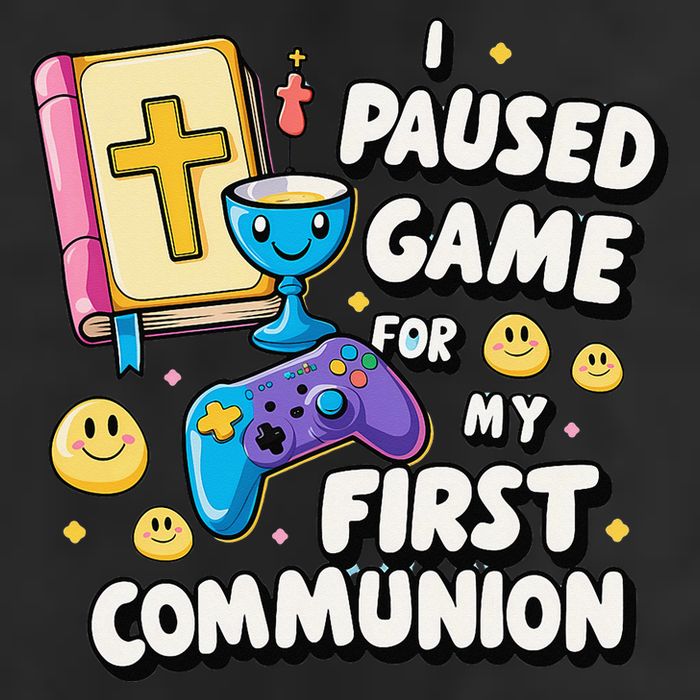 My 1st First Communion Video Game Controller Golf Towel