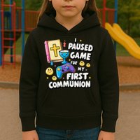 My 1st First Communion Video Game Controller Kids Hoodie