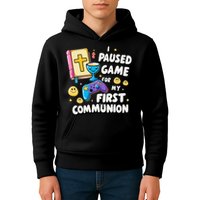 My 1st First Communion Video Game Controller Kids Hoodie