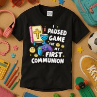 My 1st First Communion Video Game Controller Kids T-Shirt