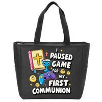 My 1st First Communion Video Game Controller Zip Tote Bag
