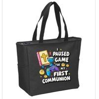 My 1st First Communion Video Game Controller Zip Tote Bag