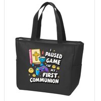 My 1st First Communion Video Game Controller Zip Tote Bag