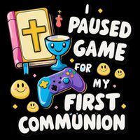 My 1st First Communion Video Game Controller Zip Tote Bag