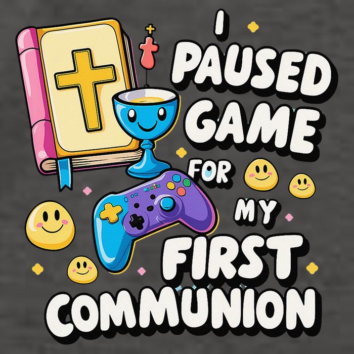 My 1st First Communion Video Game Controller Vector Backpack
