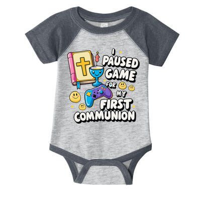 My 1st First Communion Video Game Controller Infant Baby Jersey Bodysuit