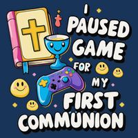 My 1st First Communion Video Game Controller Infant Baby Jersey Bodysuit