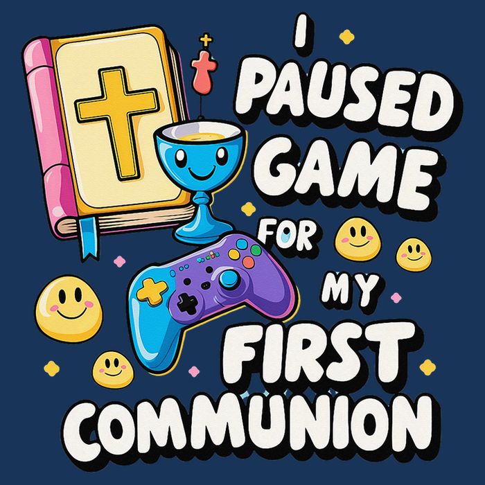 My 1st First Communion Video Game Controller Infant Baby Jersey Bodysuit