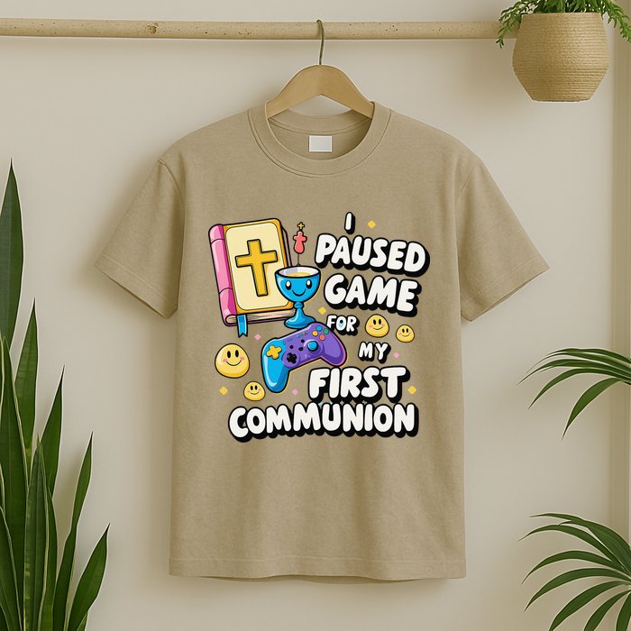 My 1st First Communion Video Game Controller T-Shirt