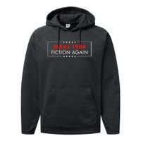 Make 1984 Fiction Again Gift Able Performance Fleece Hoodie