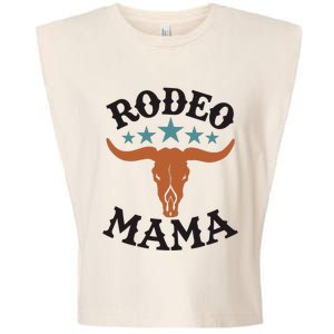 Mama 1st First Birthday Cowboy Western Rodeo Garment-Dyed Women's Muscle Tee