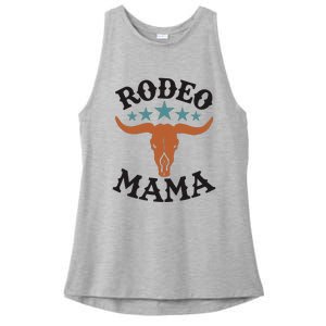 Mama 1st First Birthday Cowboy Western Rodeo Ladies PosiCharge Tri-Blend Wicking Tank