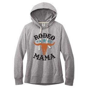 Mama 1st First Birthday Cowboy Western Rodeo Women's Fleece Hoodie