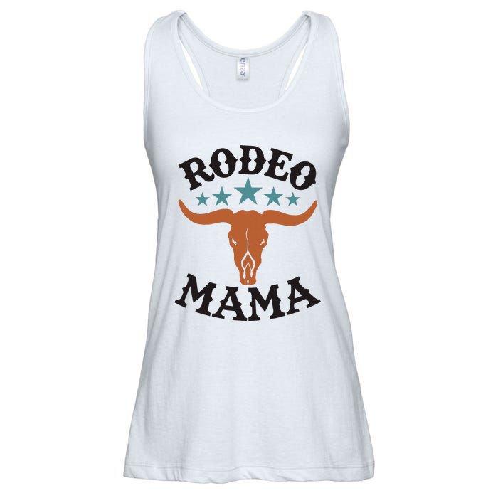 Mama 1st First Birthday Cowboy Western Rodeo Ladies Essential Flowy Tank