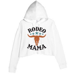 Mama 1st First Birthday Cowboy Western Rodeo Crop Fleece Hoodie