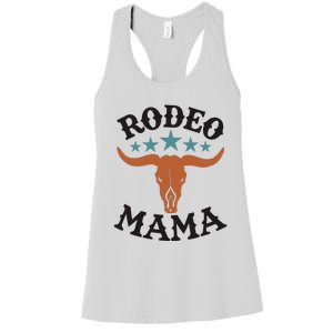 Mama 1st First Birthday Cowboy Western Rodeo Women's Racerback Tank