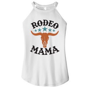 Mama 1st First Birthday Cowboy Western Rodeo Women's Perfect Tri Rocker Tank