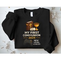 My 1st First Communion 2025 Video Game Catholic Sweatshirt