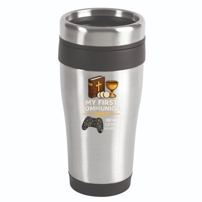 My 1st First Communion 2025 Video Game Catholic 16oz Travel Tumbler