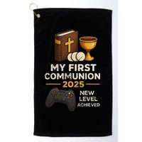 My 1st First Communion 2025 Video Game Catholic Golf Towel