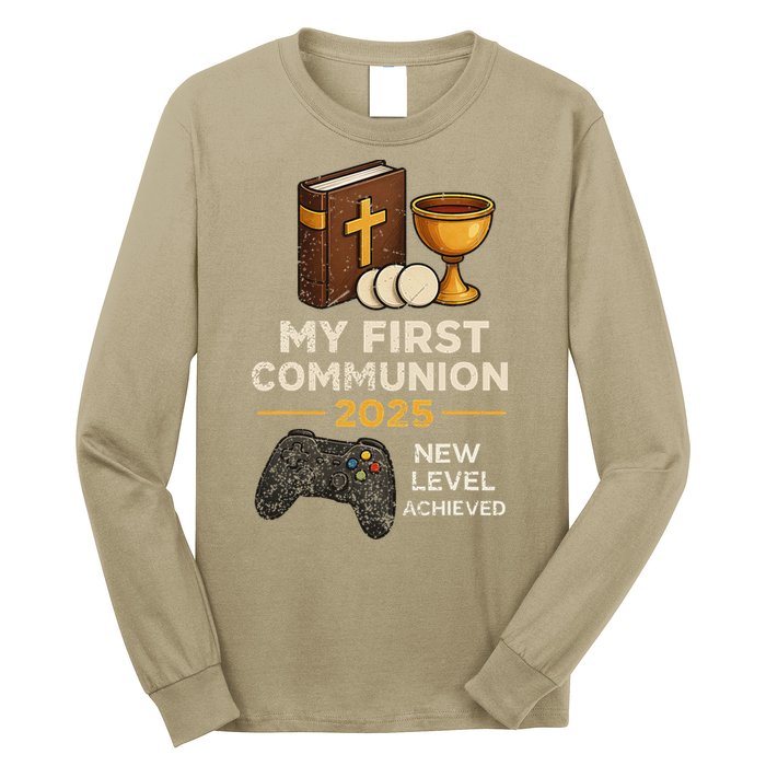 My 1st First Communion 2025 Video Game Catholic Long Sleeve Shirt