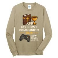 My 1st First Communion 2025 Video Game Catholic Tall Long Sleeve T-Shirt