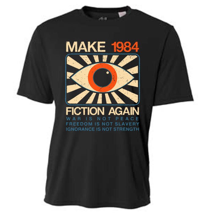 Make 1984 Fiction Again Dystopian Cooling Performance Crew T-Shirt