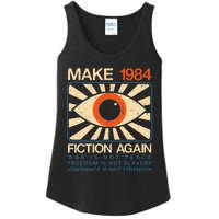 Make 1984 Fiction Again Dystopian Ladies Essential Tank