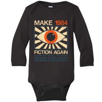 Make 1984 Fiction Again Dystopian Baby Long Sleeve Bodysuit