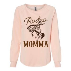 Momma 1st First Birthday Cowboy Mom Western Rodeo Party Womens California Wash Sweatshirt